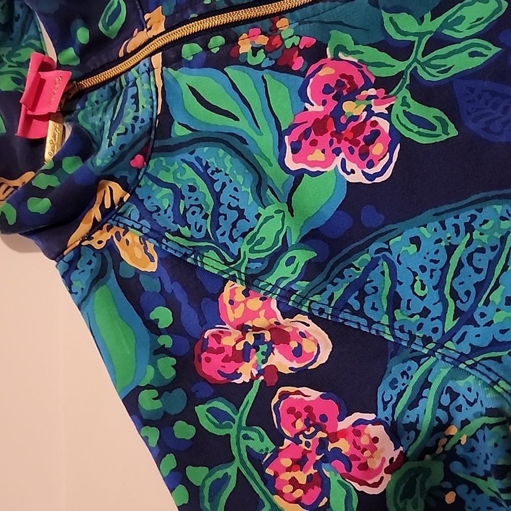 Lilly Pulitzer Girls M (6-7) Life Of The Party Skipper Popover - Picture 11 of 14